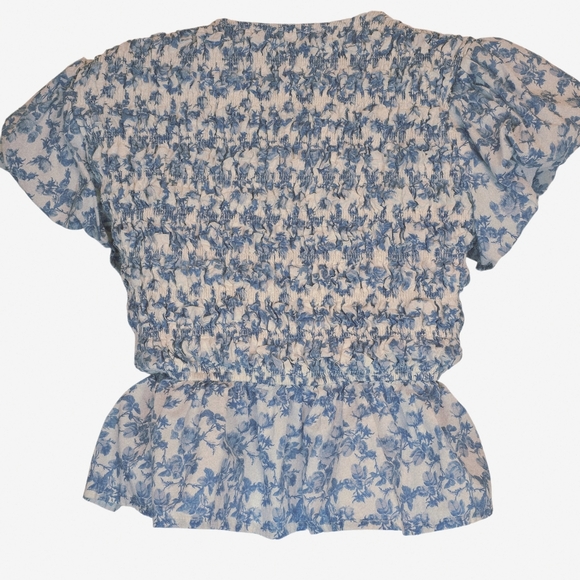 Entro Stretch Ruffle Sleeve Top - Picture 2 of 5